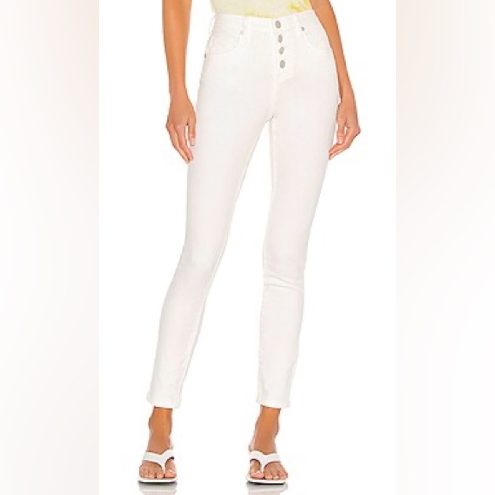 BLANK NYC Great Jones Skinny Jeans - White - 26